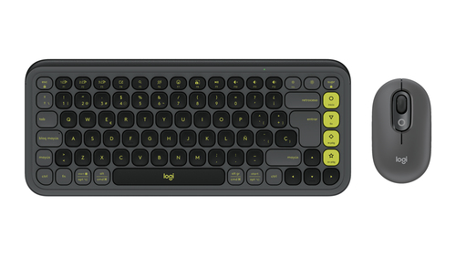Logitech POP Icon Combo teclado Ratón incluido Universal Bluetooth QWERTY Español Grafito