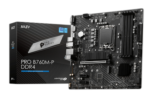 MSI PRO B760M-P DDR4 placa base Intel B760 LGA 1700 micro ATX