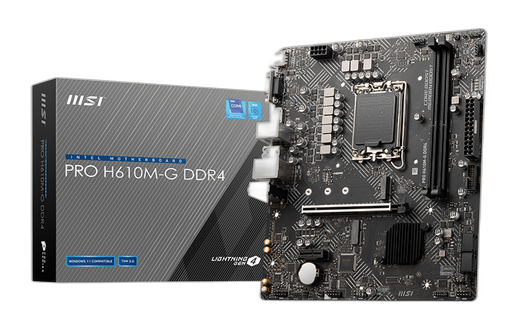 MSI PRO H610M-G DDR4 placa base Intel H610 LGA 1700 micro ATX