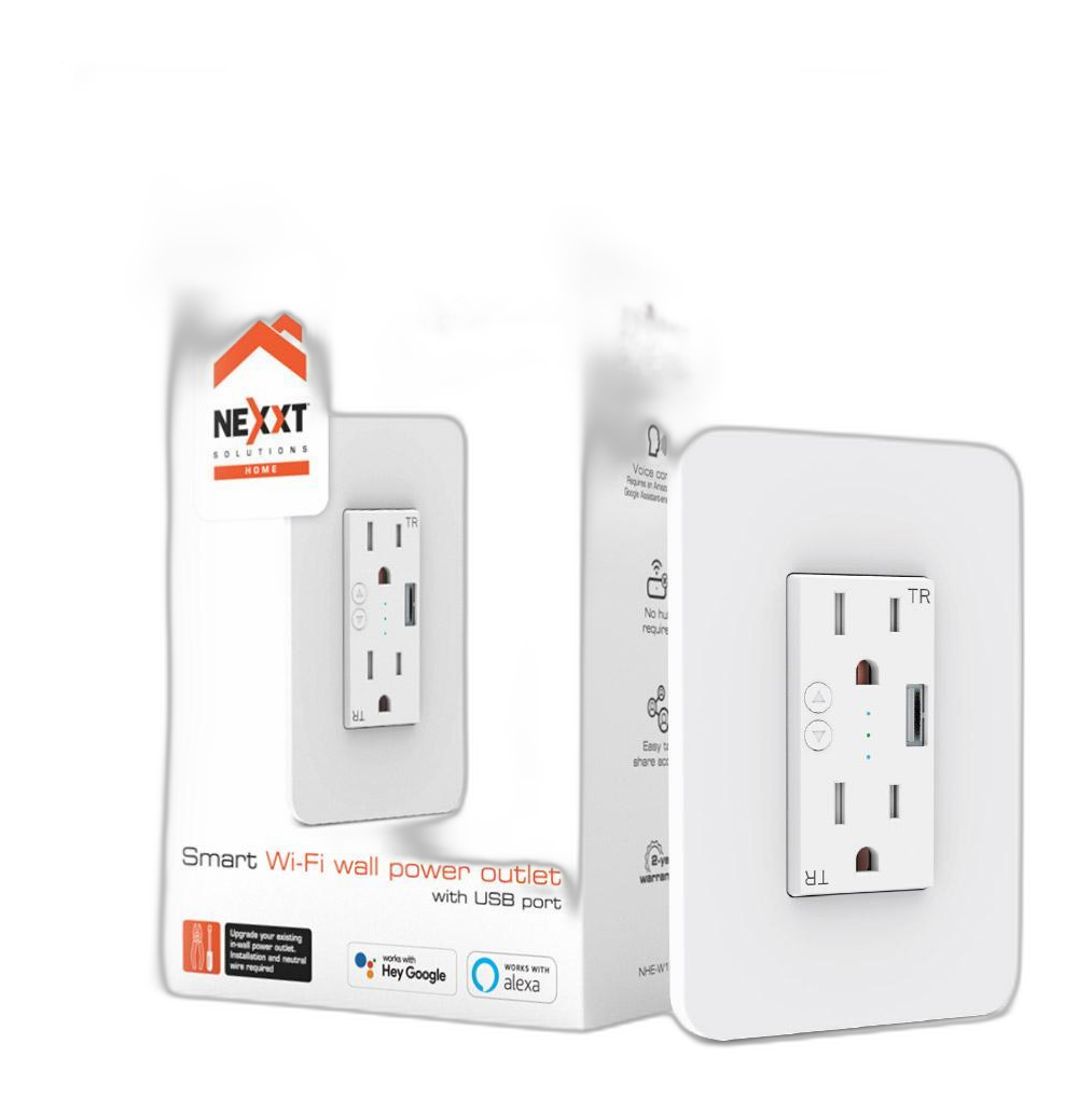Enchufe USB Nexxt Solutions Home NHE-W100