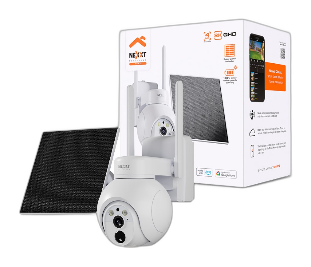 Cámara solar 4G Nexxt Solutions Home NHC-OP40SL