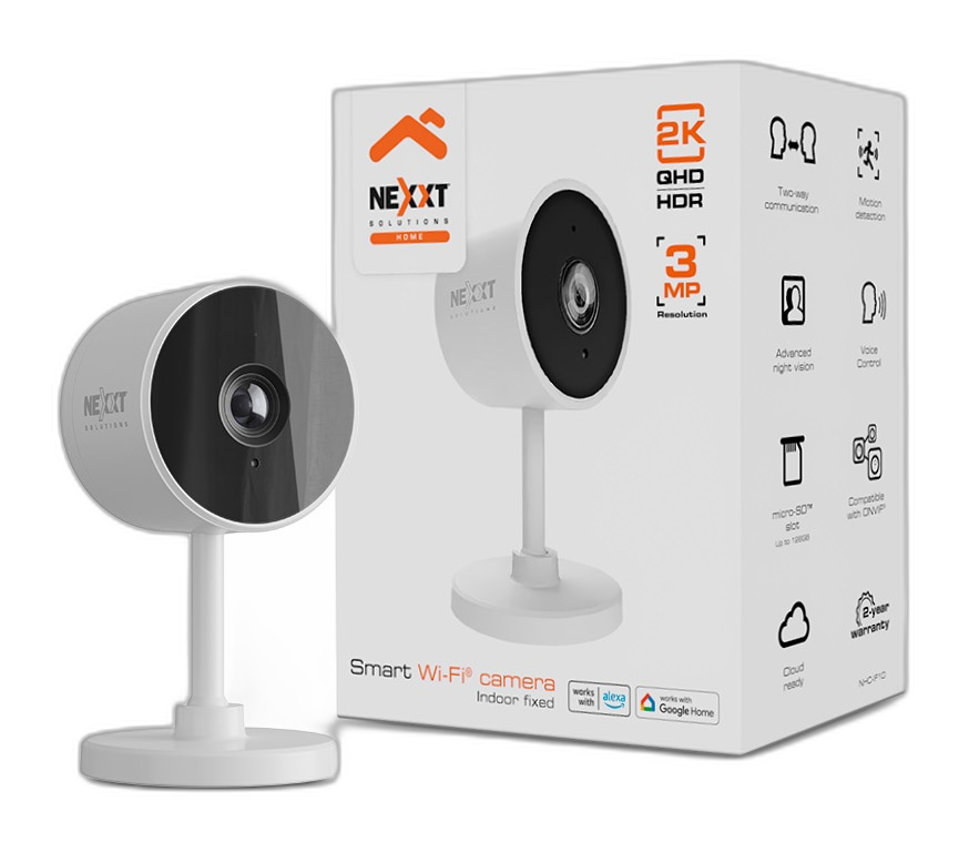 Cámara interior fija 2K Nexxt Solutions Home NHC-IF10
