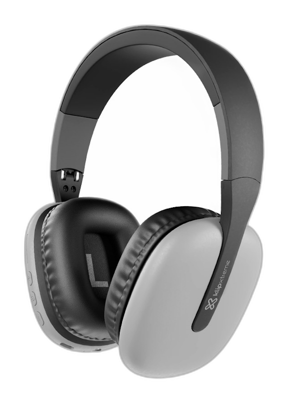 Auriculares Klip Xtreme KWH-010GR inalámbricos gris 25 horas