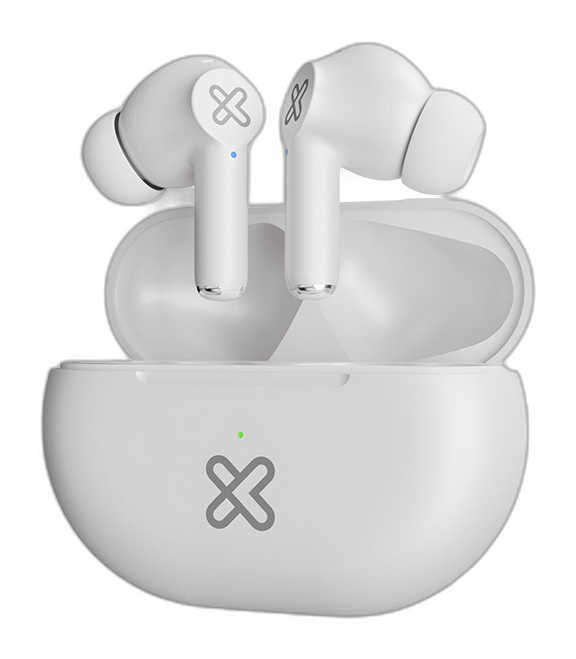 Auriculares Klip Xtreme KTE-015WH inalámbricos 17 horas blanco