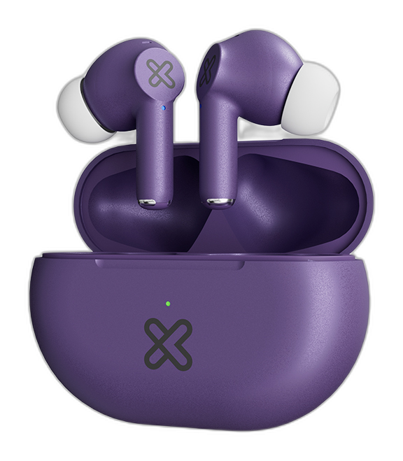 Auriculares Klip Xtreme KTE-015PR inalámbricos 17 horas púrpura