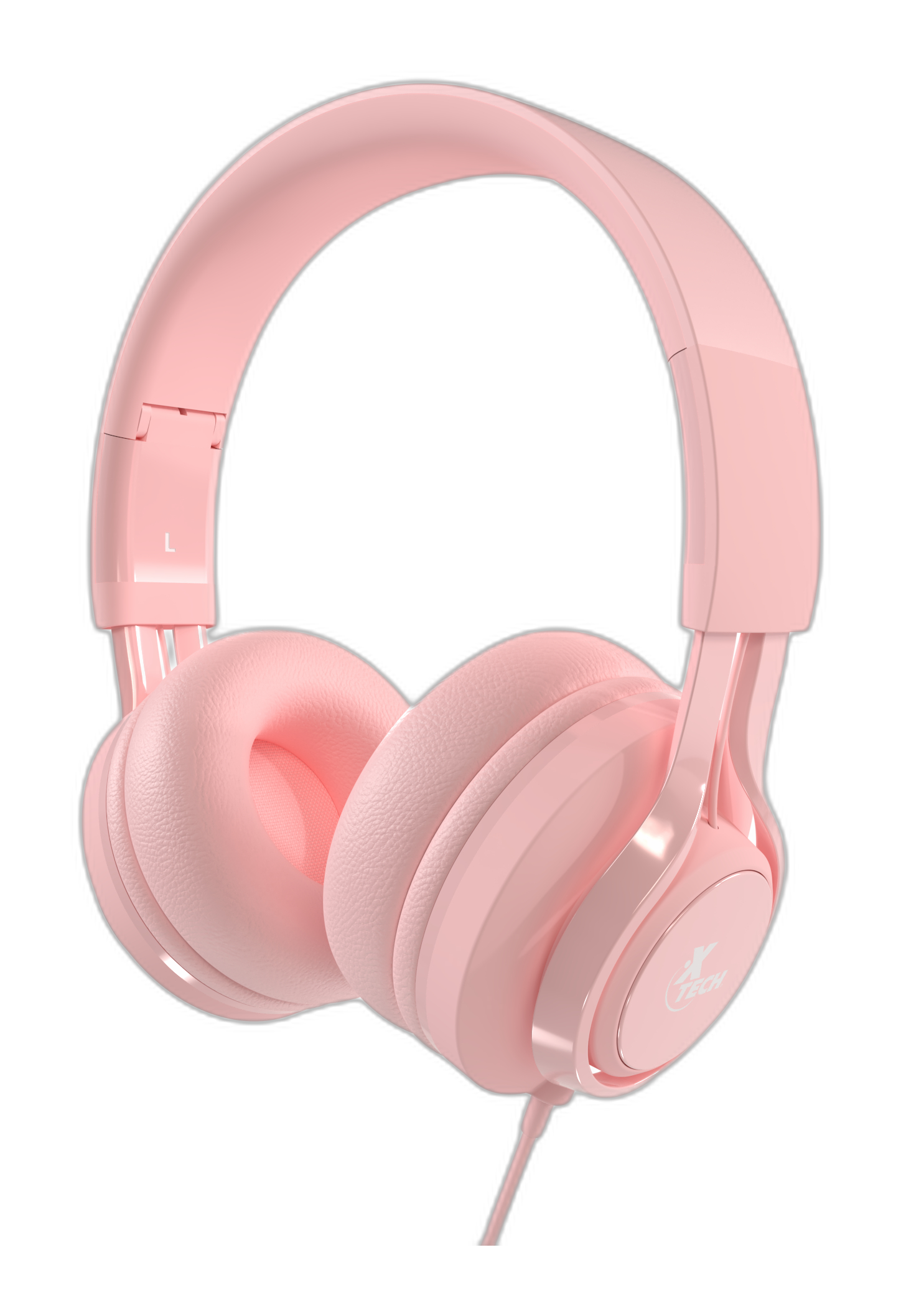 Auriculares Xtech XTH-355 alámbricos para niños rosa