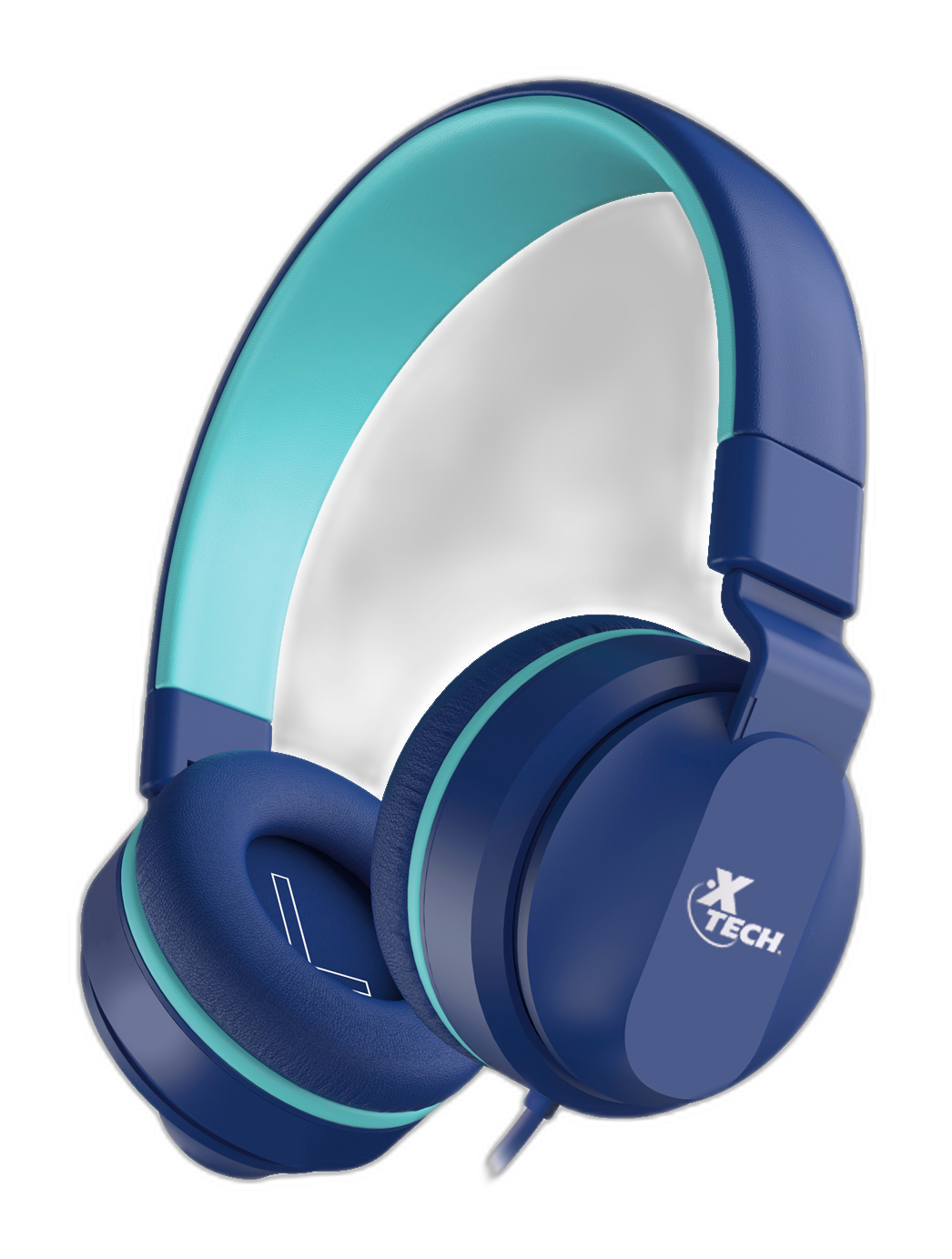 Auriculares Xtech XTH-356 alámbricos para niños azul