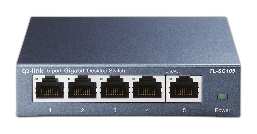 TP-Link TL-SG105 switch No administrado L2 Gigabit Ethernet (10/100/1000) Negro