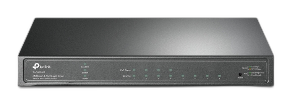 TP-Link JetStream TL-SG2008P switch Gestionado L2/L2+ Gigabit Ethernet (10/100/1000) Energía sobre Ethernet (PoE) Negro