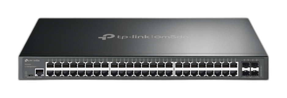 TP-Link Omada SG3452X switch Gestionado L2+ Gigabit Ethernet (10/100/1000) 1U Negro