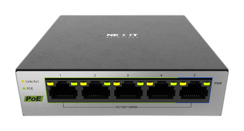 Gigabit Ethernet Switch 5 x 10/100/1000 1 Gigabit Ethernet 4 POE+ 60W