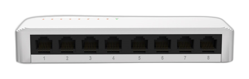 Switch Nexxt Infrastructure Gigabit Ethernet 8 x 10/100/1000 1 Gigabit