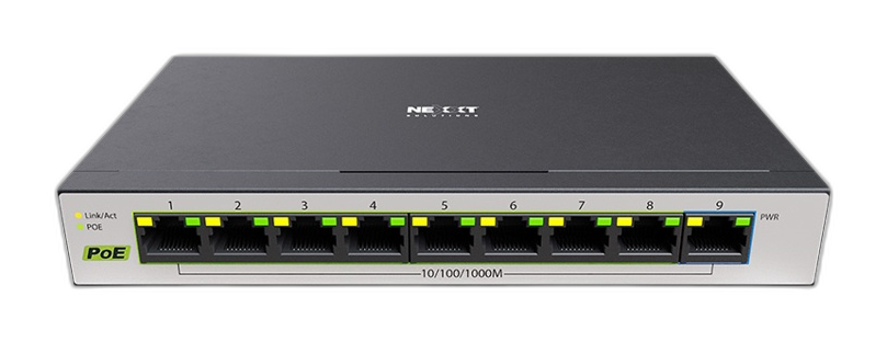 Gigabit Ethernet Switch 9 x 10/100/1000 1 Gigabit Ethernet 9 POE+ 120W