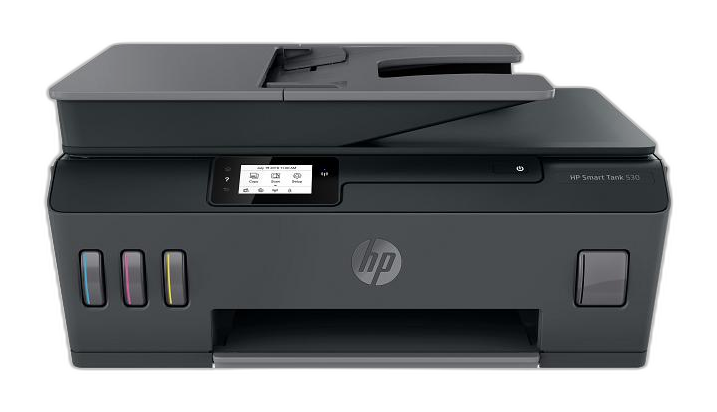 HP Smart Tank 530 - Impresora multifunción - color - chorro de tinta - Legal (216 x 356 mm) (original) - A4/Legal (material) - hasta 10 ppm (copiando) - hasta 11 ppm (impresión) - 100 hojas - USB 2.0, Wi-Fi(n), Bluetooth