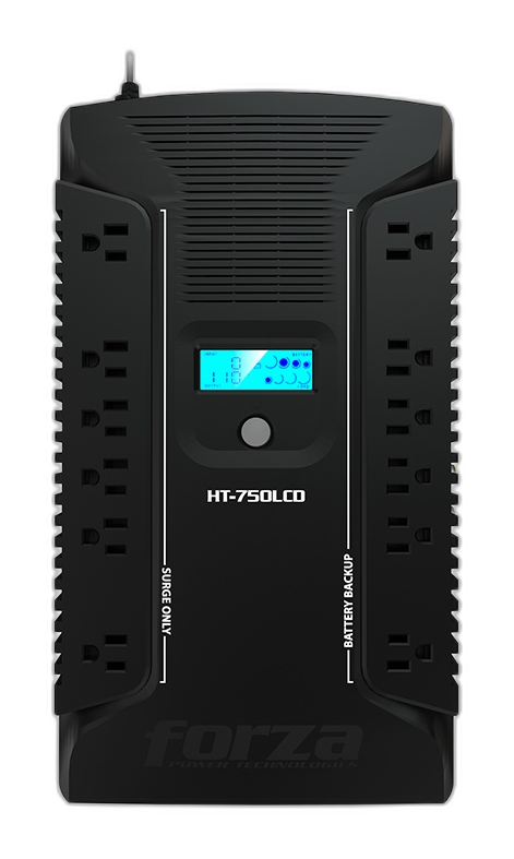 Forza - UPS - Línea interactiva - 450 vatios - 750 VA - AC 110/120 V - 12 NEMA 2 USB