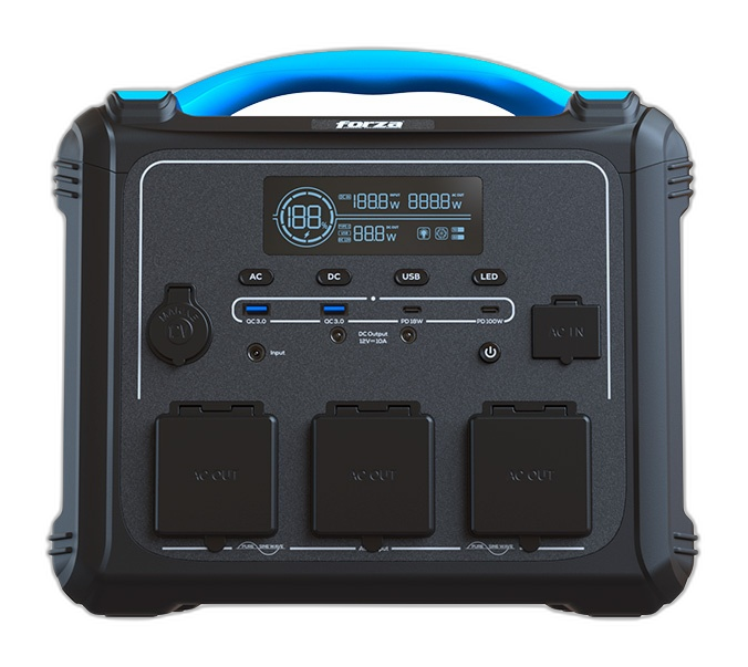 Battery backup Forza Titan Series 1200 Watt AC 110/120 V 3AC/8DC 3.75V
