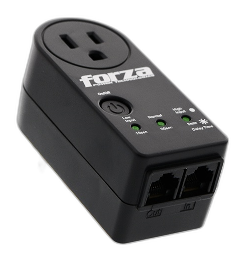 Supresor de sobrevoltaje Forza Surge Zion 2K10 110V 1 RJ45