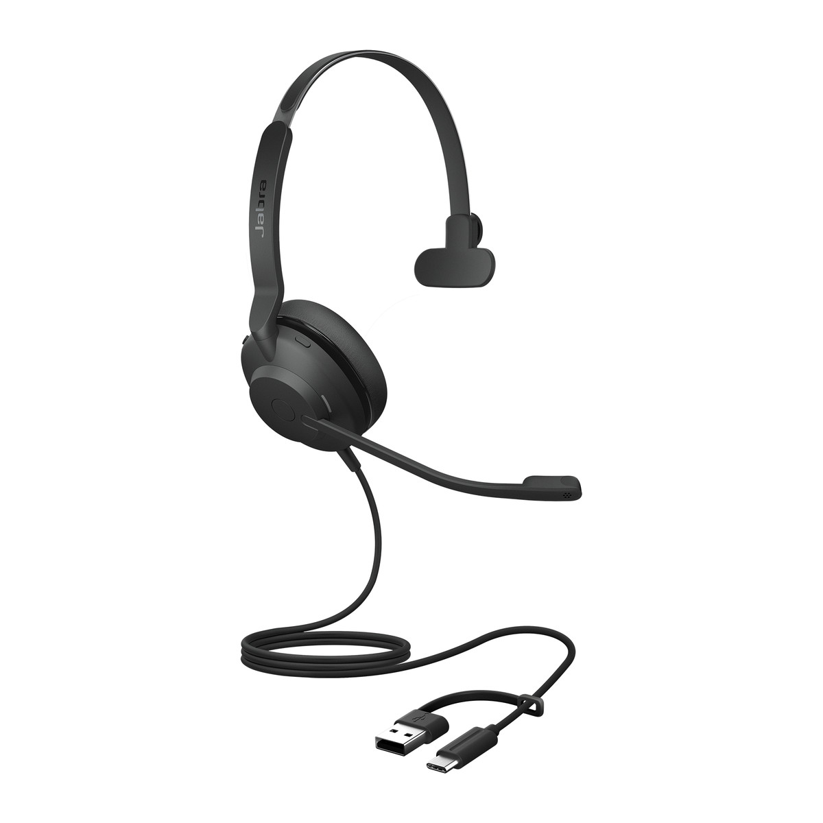 Audífonos con cable Jabra Evolve2 30 SE UC Mono USB-C/A Negro