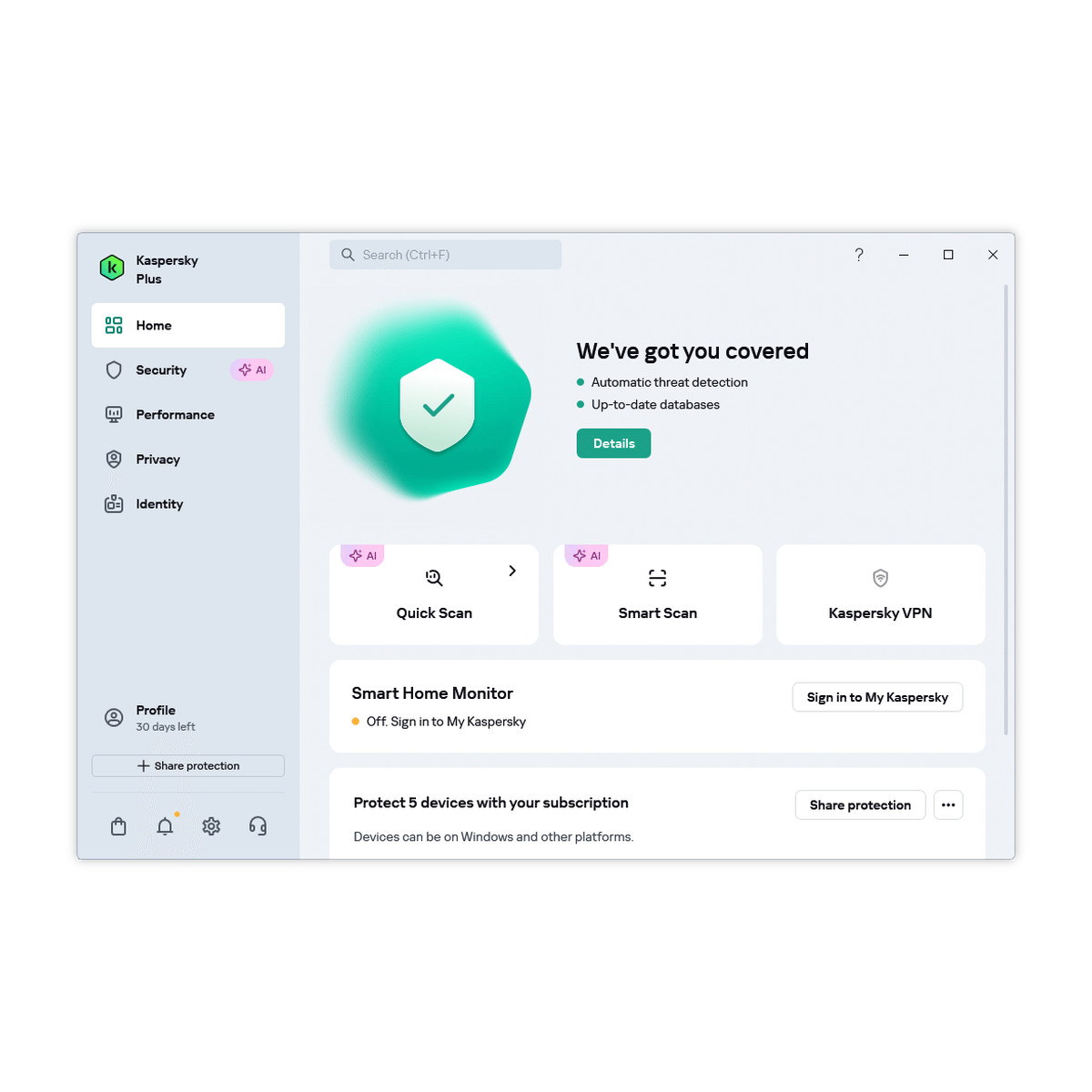 Antivirus Kaspersky Plus 1 dispositivo 1 año