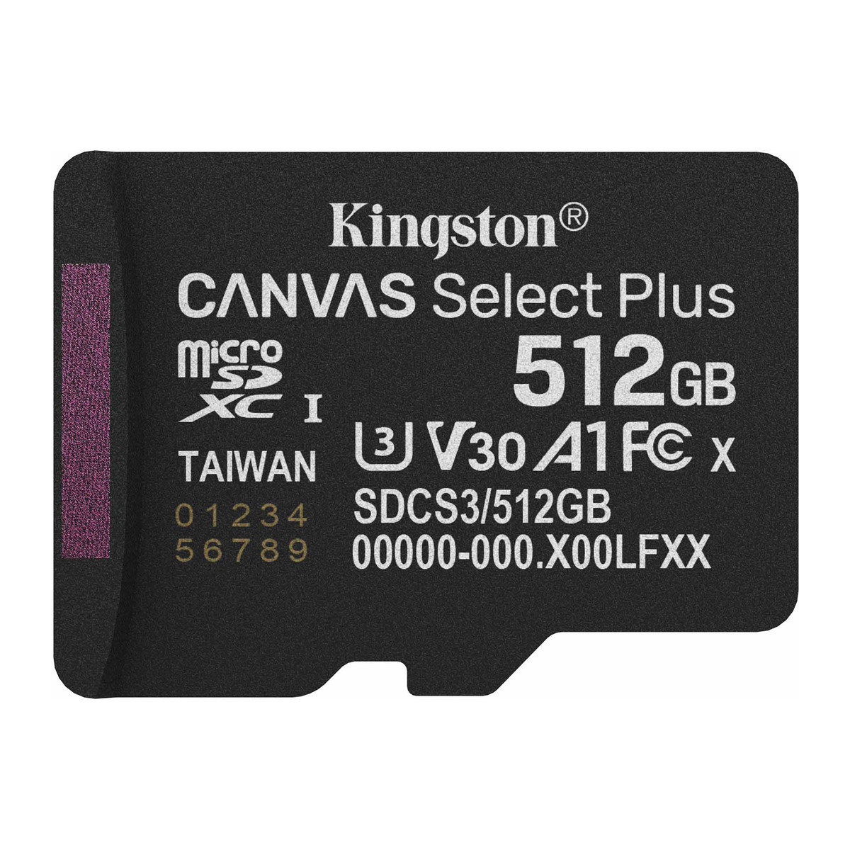 Tarjeta micro SD Kingston Canvas Select Plus 512GB