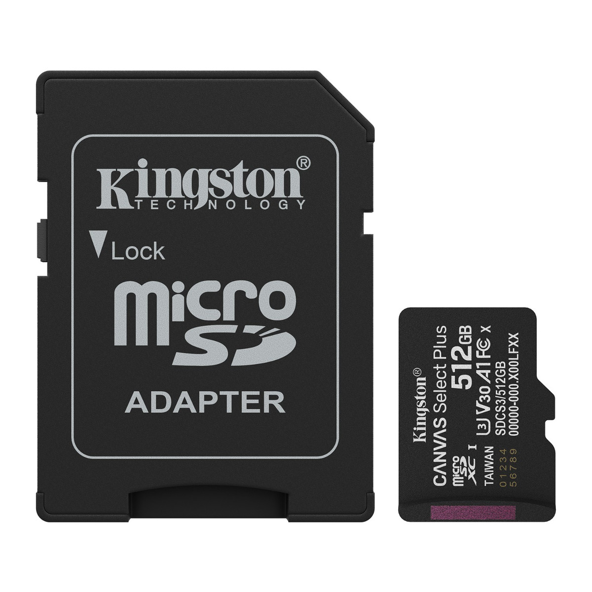 Tarjeta microSD Kingston Canvas Select Plus Gen3 512GB