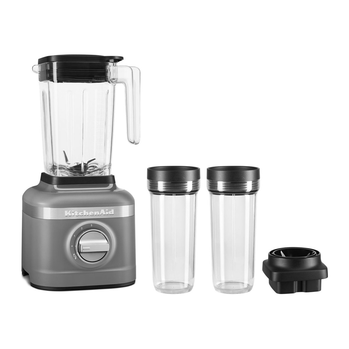 Licuadora KitchenAid K150 KSB1332DG con 2 vasos personales Gris carbón mate