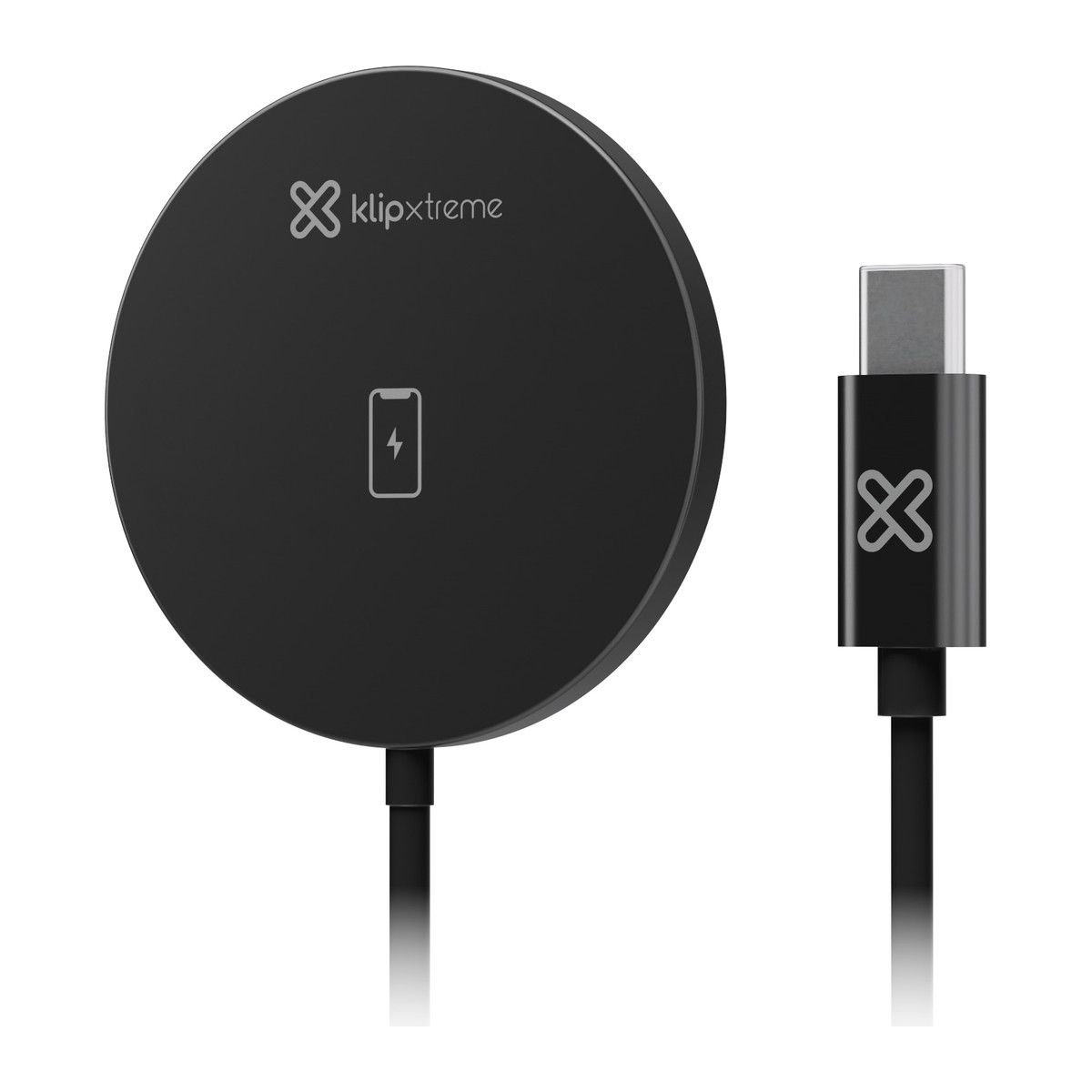 Cargador inalámbrico Klip Xtreme 24 pin USB-C 15 Watt