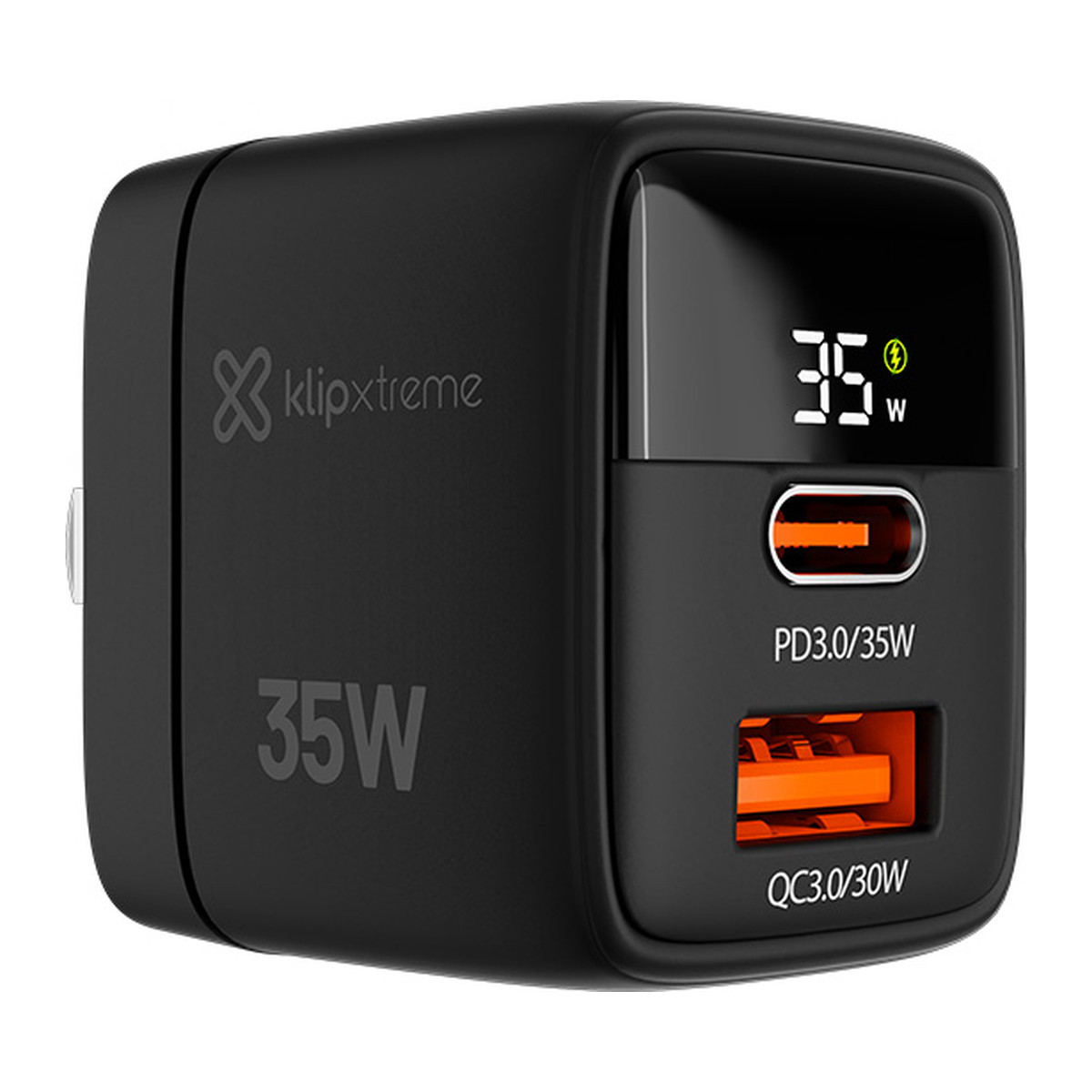 Cargador Klip Xtreme 35W para teléfono y tableta