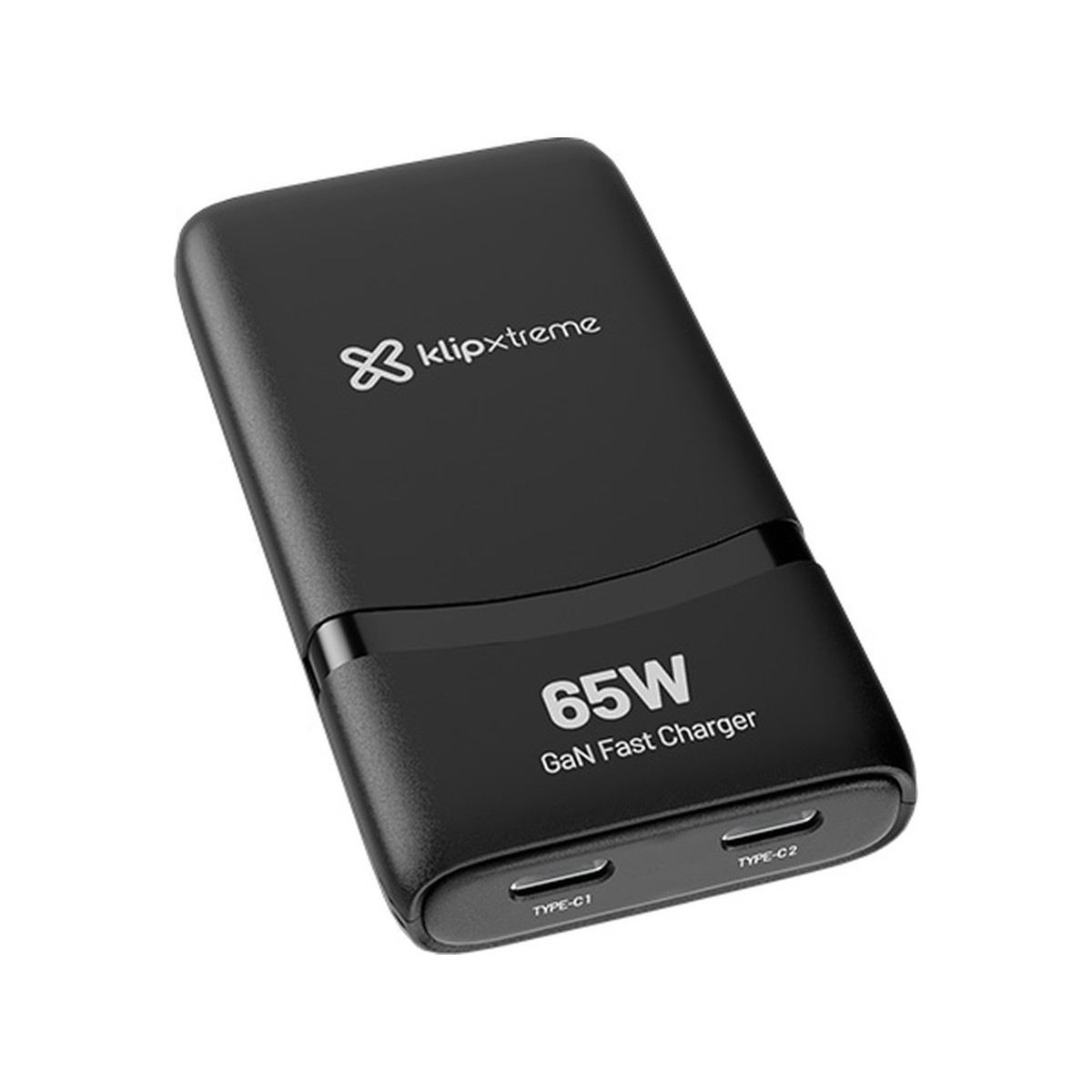 Cargador de pared Klip Xtreme PowerWall 65 Slim KMC-490 65 W USB-C Negro