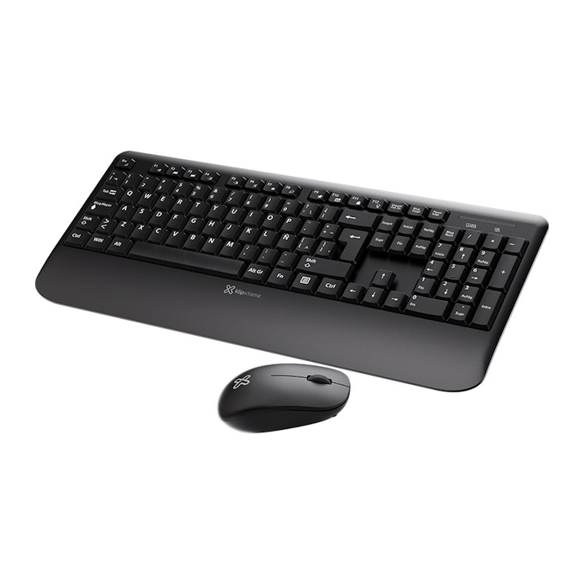 Combo teclado y mouse inalámbricos Klip Xtreme KeyRoll KCK-300S
