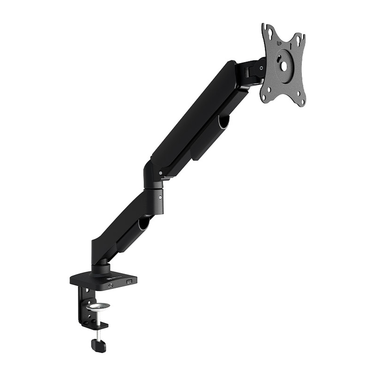 Brazo para monitor Klip Xtreme KMM-401 17" a 32" con resorte de gas Negro