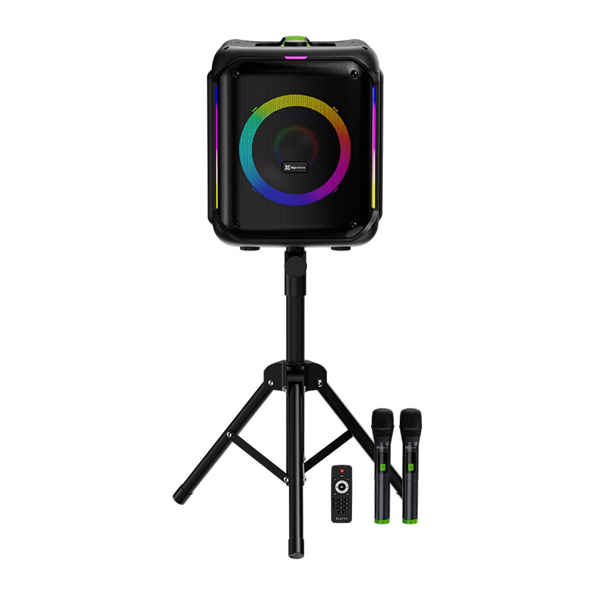 Bocina Klip Xtreme KLS-653 2 mics Negro