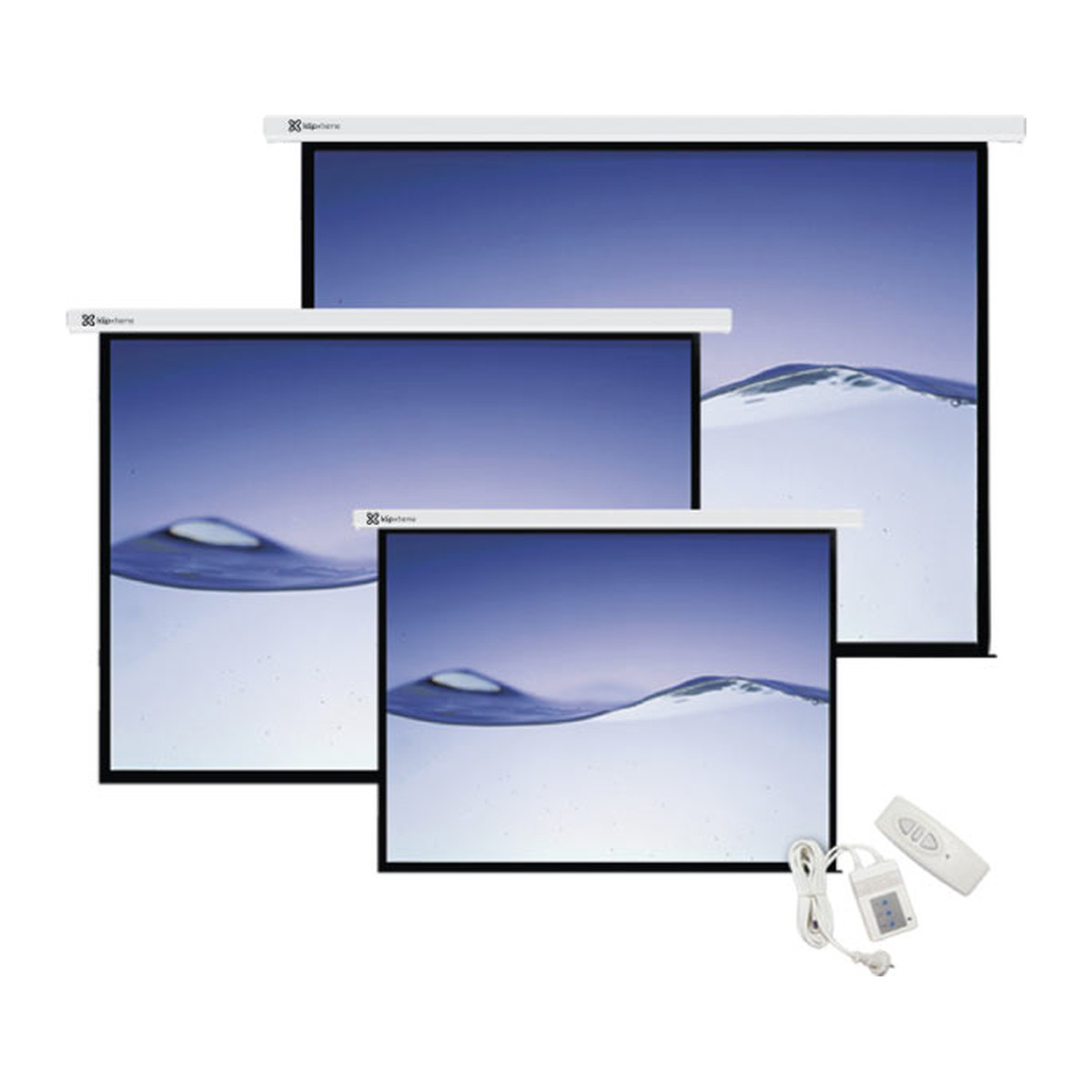 Pantalla de proyección de pared Klip Xtreme KPS-502 100" 4:3 Blanco