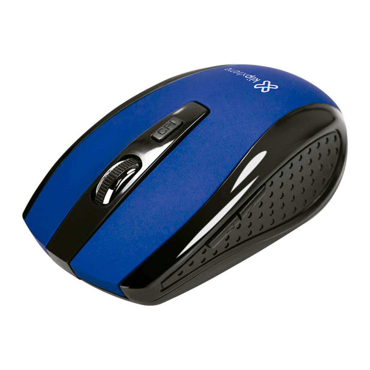 Mouse inalámbrico Klip Xtreme Klever 3D Óptico 1600DPI Azul