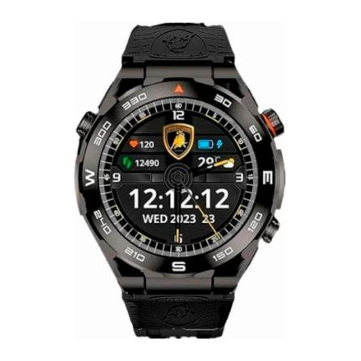 Reloj inteligente Lamborghini Aventador Cerchio Negro
