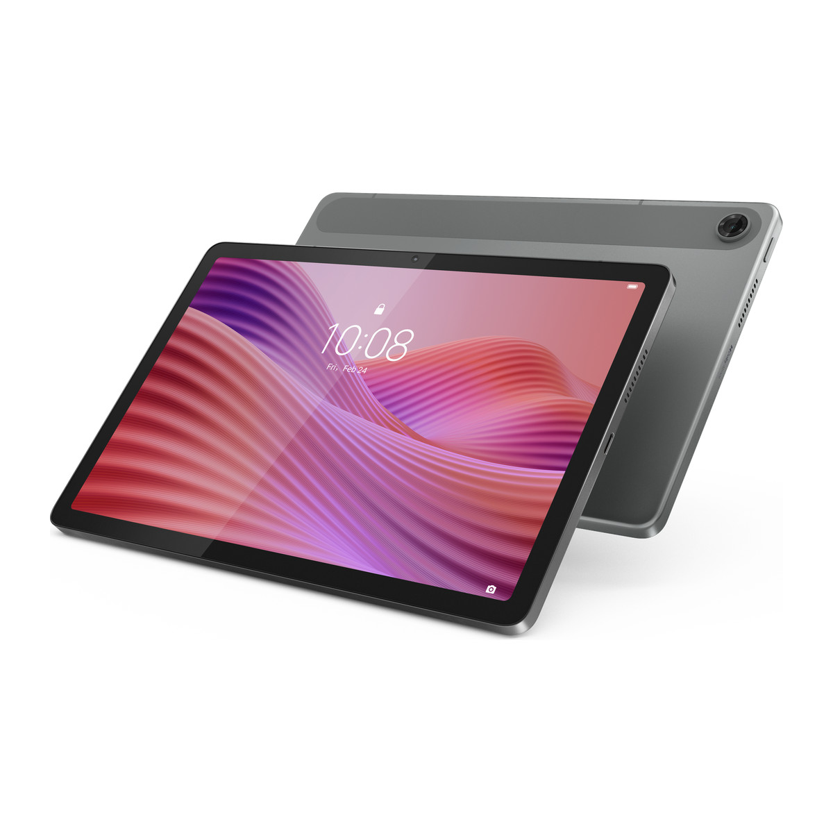Tablet Lenovo Tab 10.1" Helio G85 4GB 128GB Gris Luna con funda y audífonos