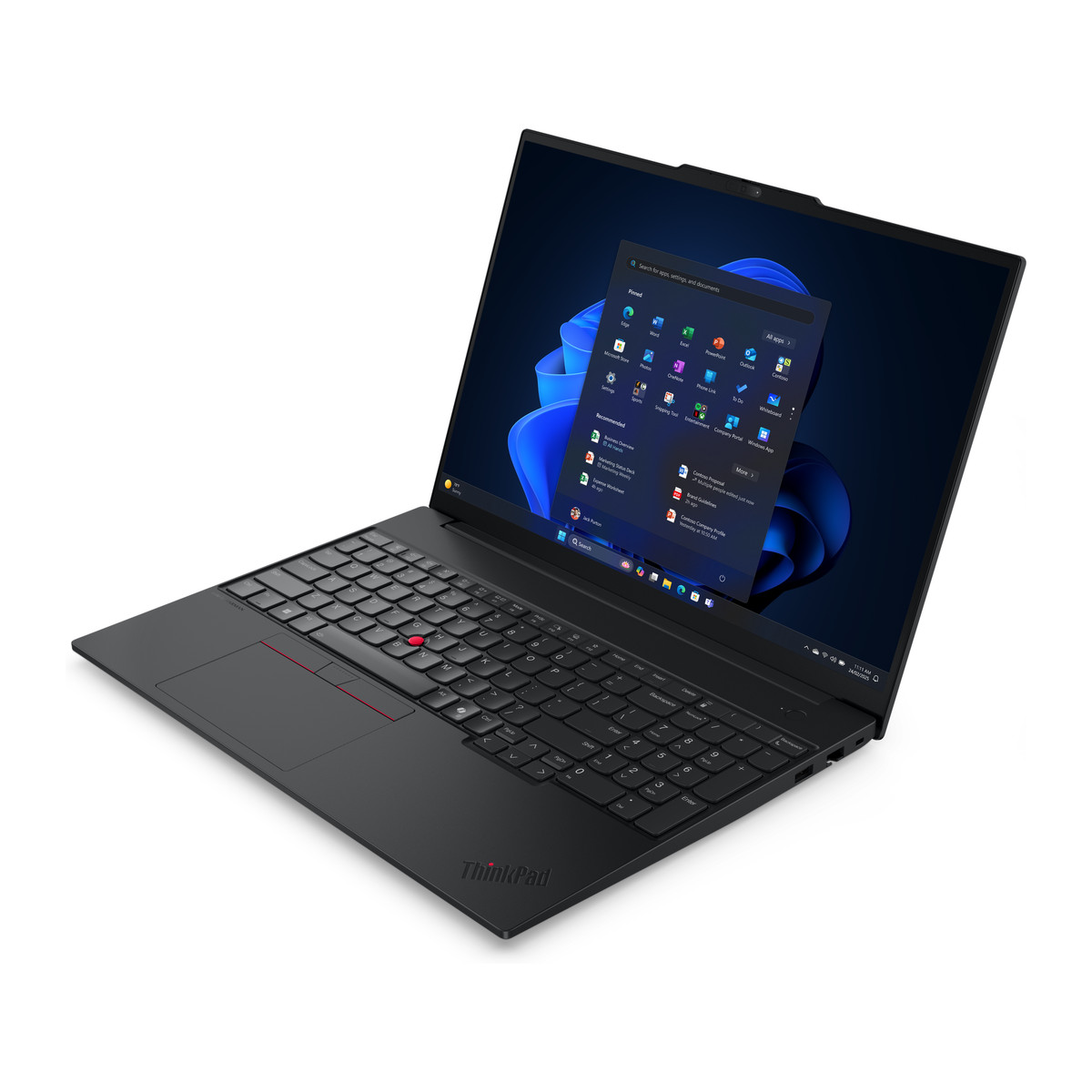 Laptop Lenovo ThinkPad E16 Gen 3 16" WUXGA Intel Core Ultra 5 225H 16GB RAM 512GB SSD Windows 11 Pro Negro