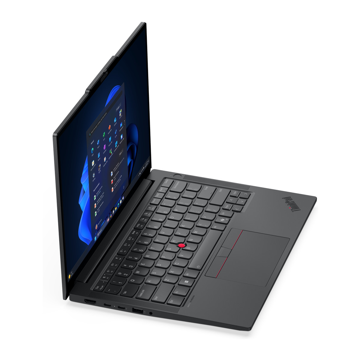 Laptop Lenovo ThinkPad E14 Gen 7 14" táctil Core 7 240H 16GB 512GB Negro Teclado inglés