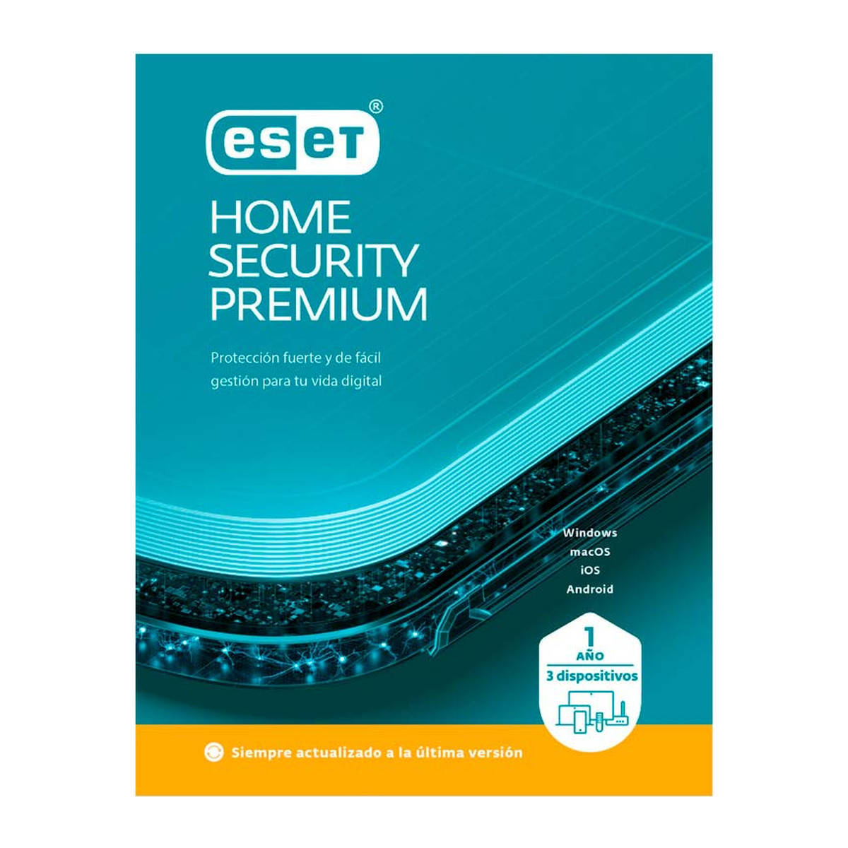 Licencia ESET Home Security Premium 3 dispositivos 1 año