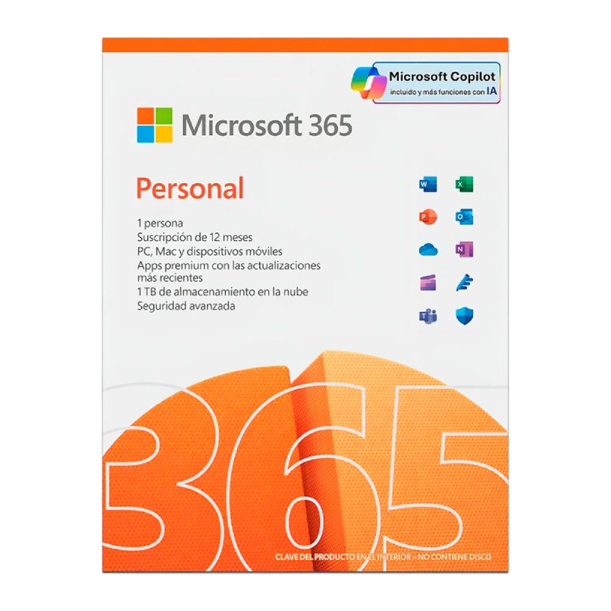 Licencia Microsoft 365 Personal 1 año
