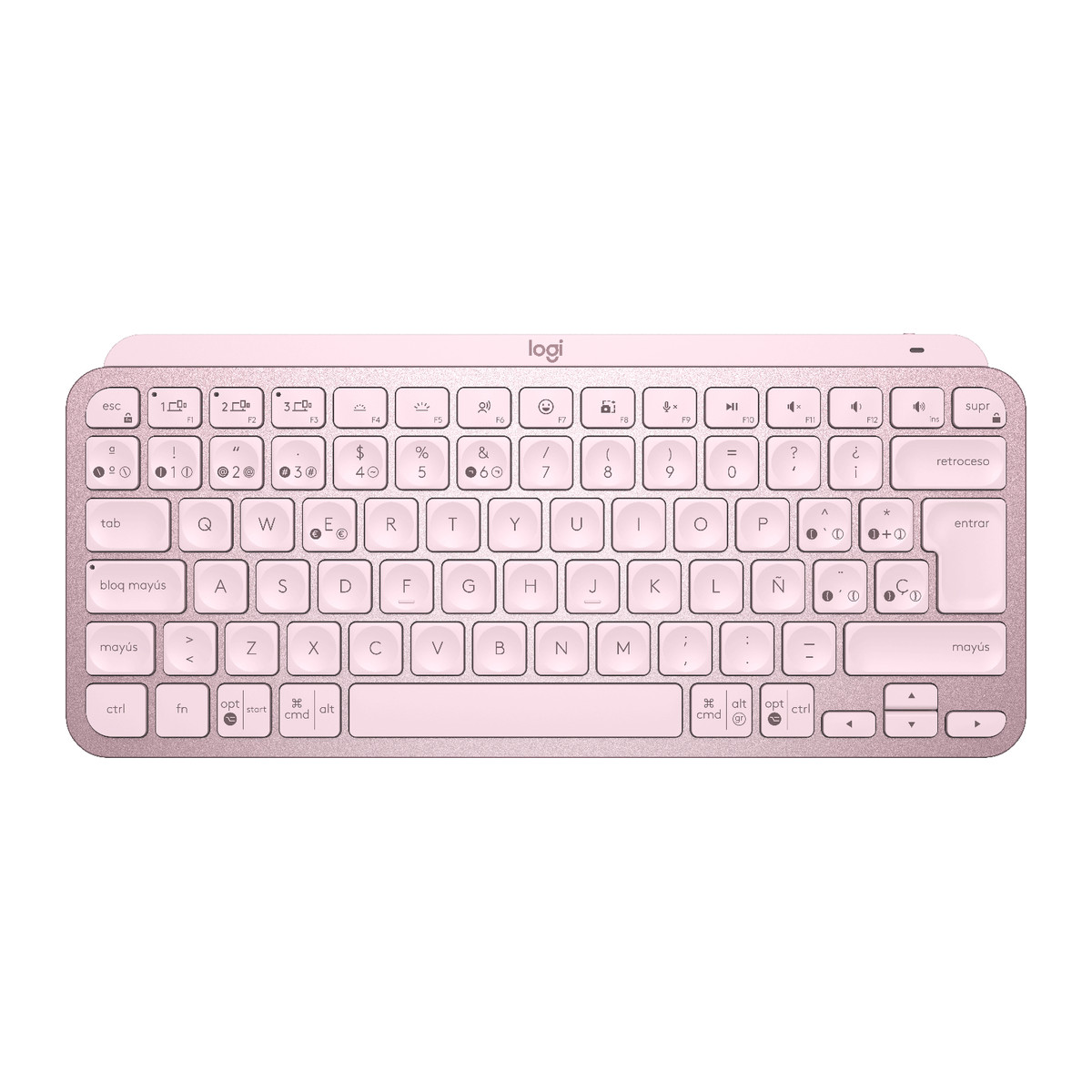 Teclado Logitech MX Keys Mini Rosa