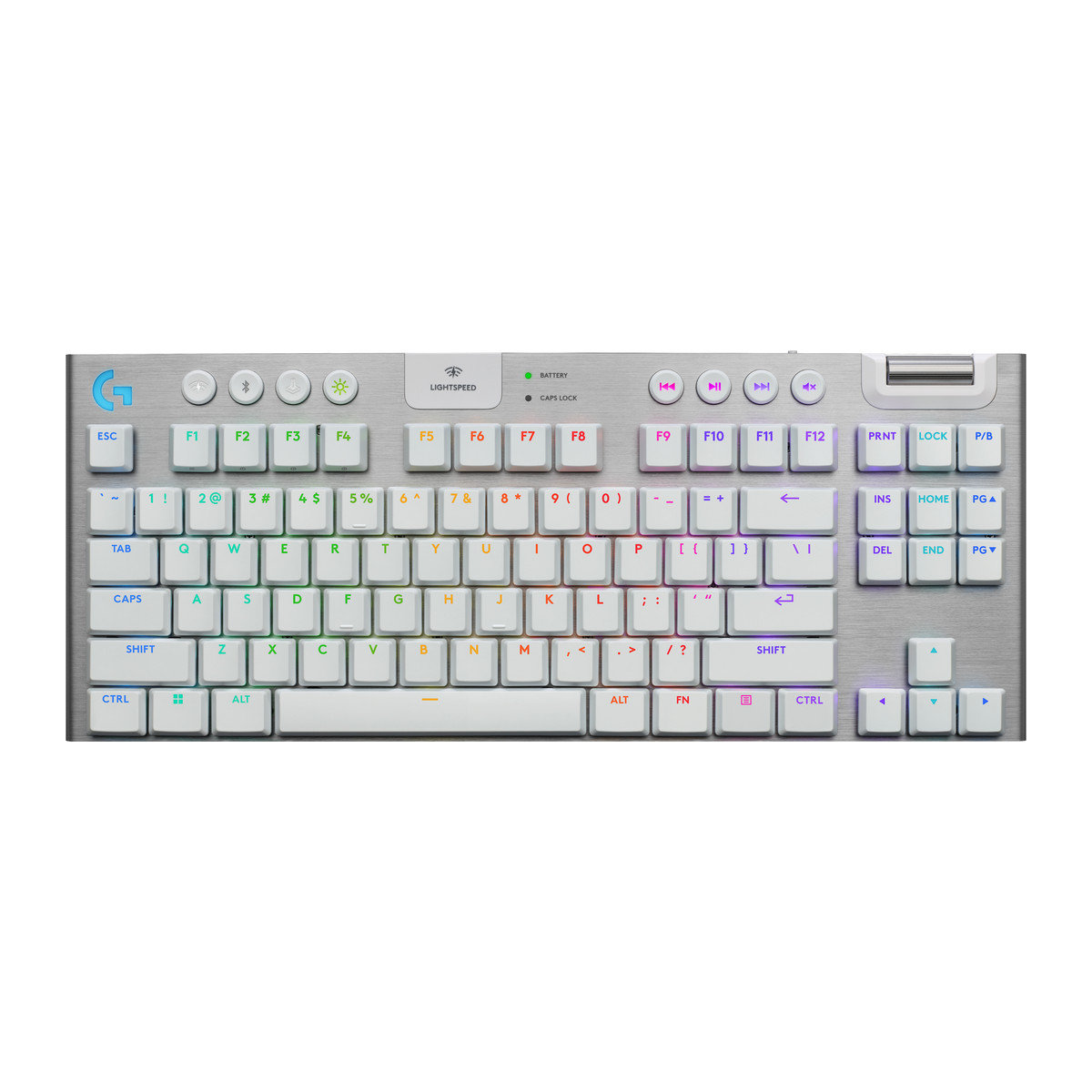 Teclado Logitech G915 X Lightspeed TKL Blanco