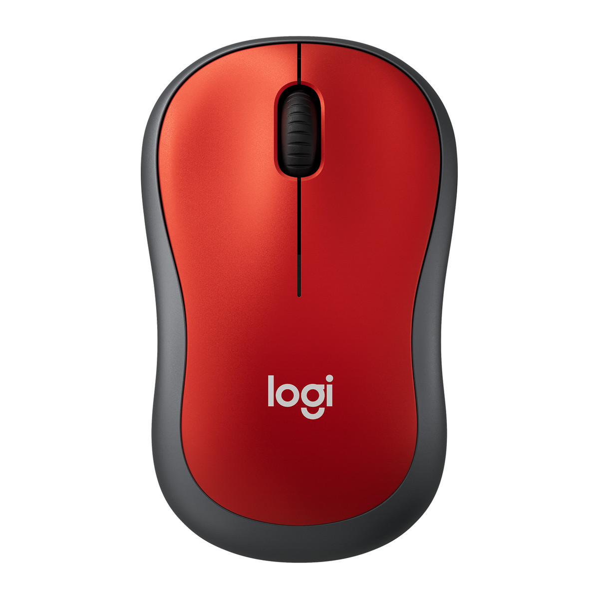 Mouse inalámbrico Logitech M185 1000DPI Rojo