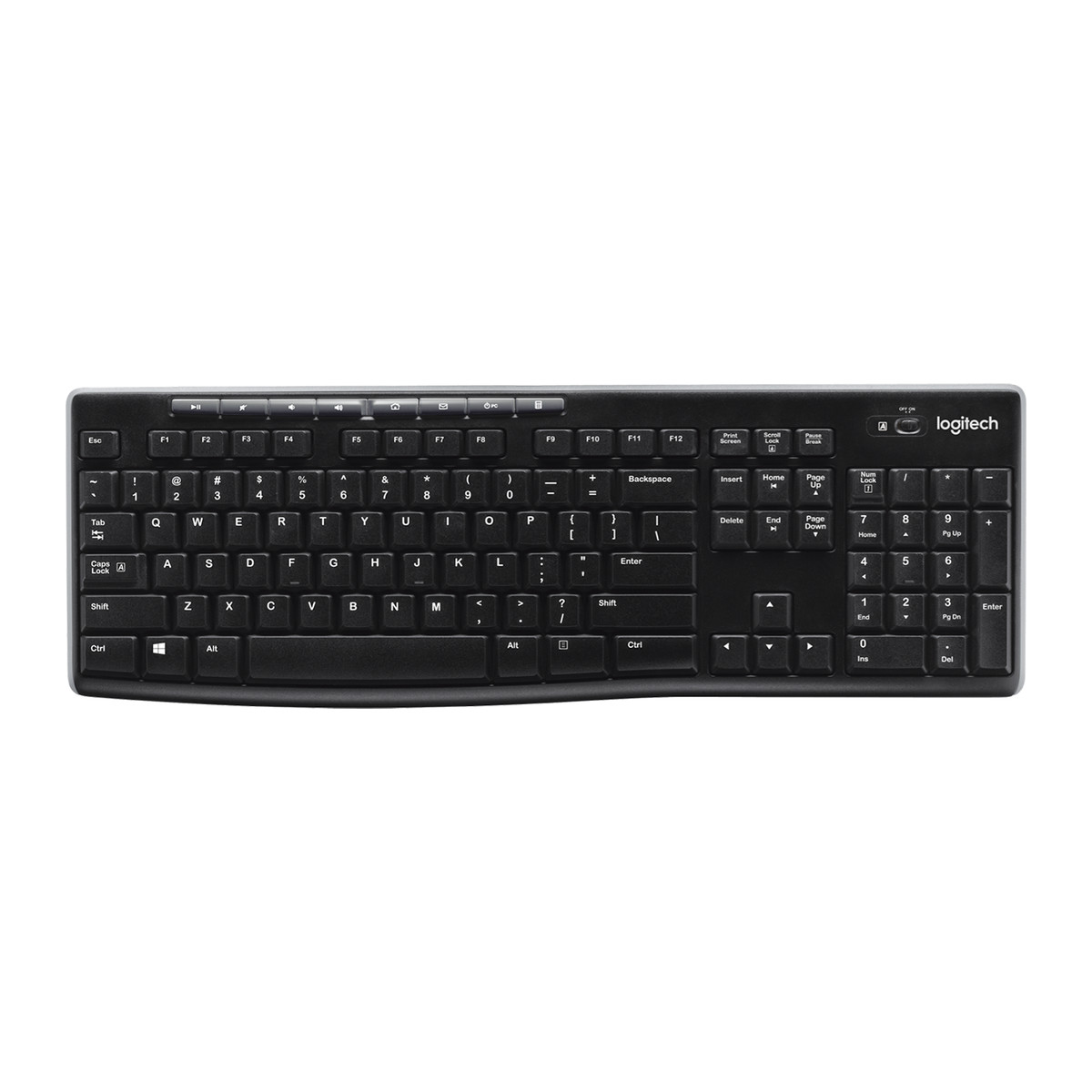 Teclado inalámbrico Logitech K270 Negro