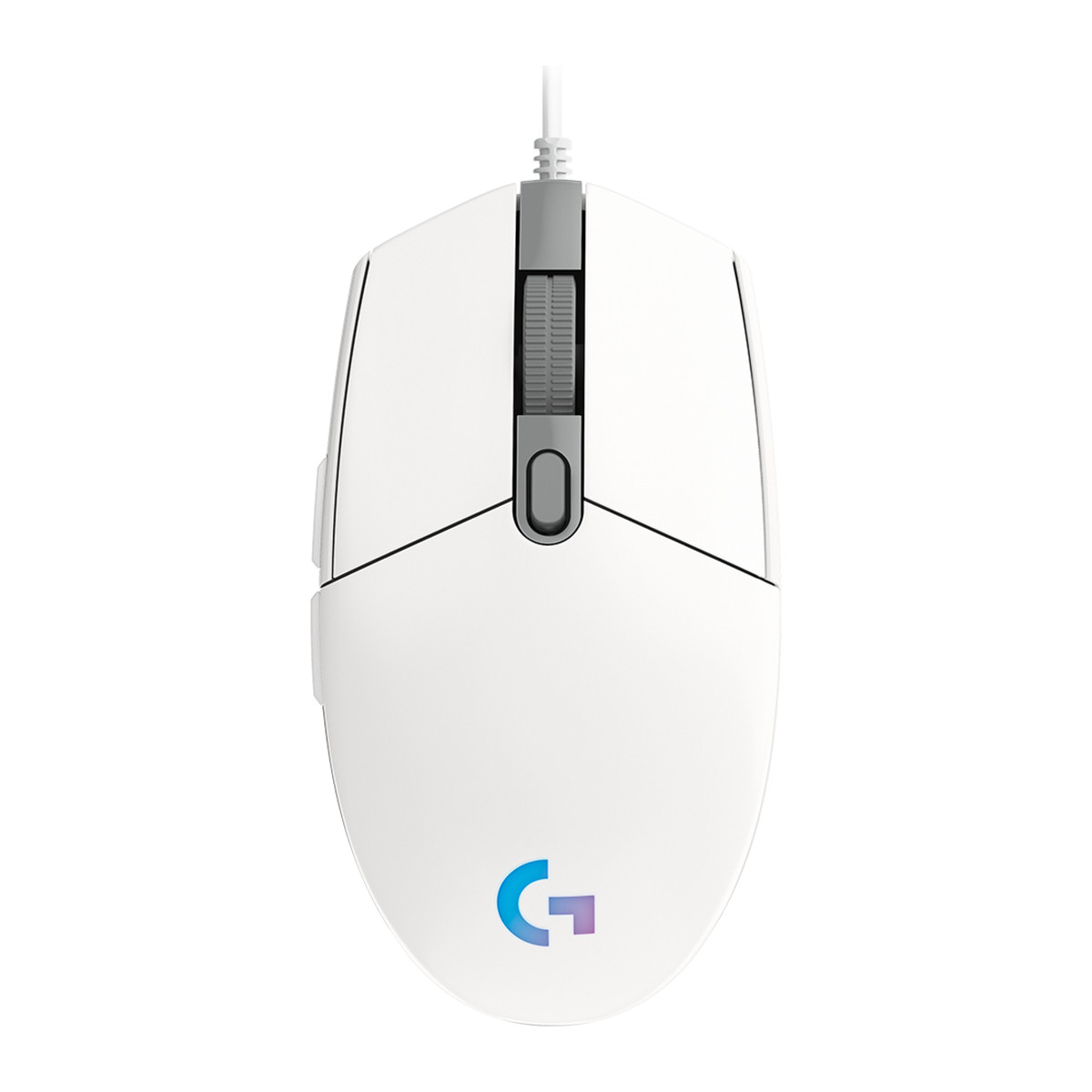 Mouse Logitech G203 LIGHTSYNC Blanco