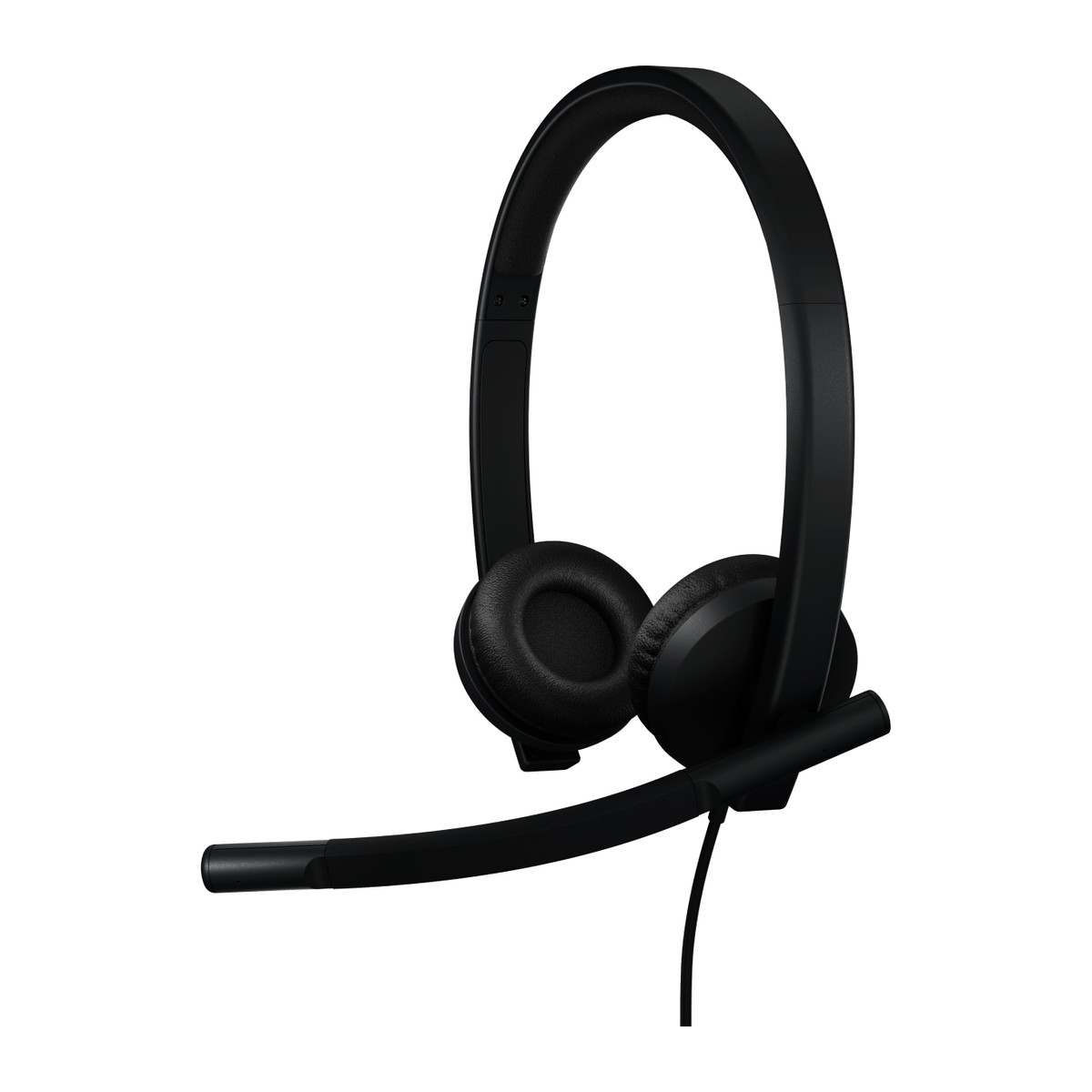 Audífonos con cable Logitech H570e estéreo versión Teams USB-A Negro
