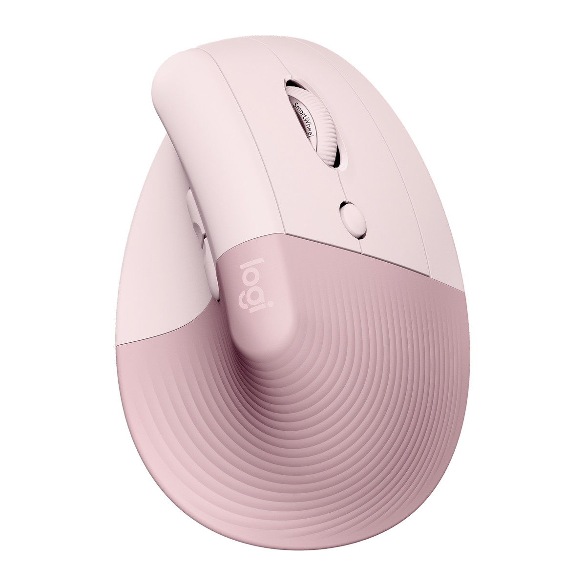 Mouse vertical ergonómico inalámbrico Logitech Lift Rosa