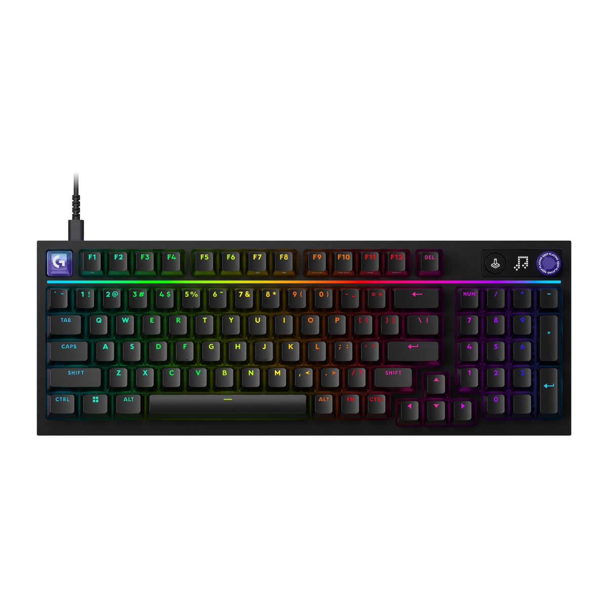 Teclado gamer Logitech G316 X 98 % Negro (inglés EE. UU.)