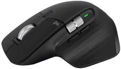 Logitech MX Master 3S - Performance Wireless Mouse with Ultra-Fast Scrolling, Ergo, 8K DPI, Track on Glass, Quiet Clicks
