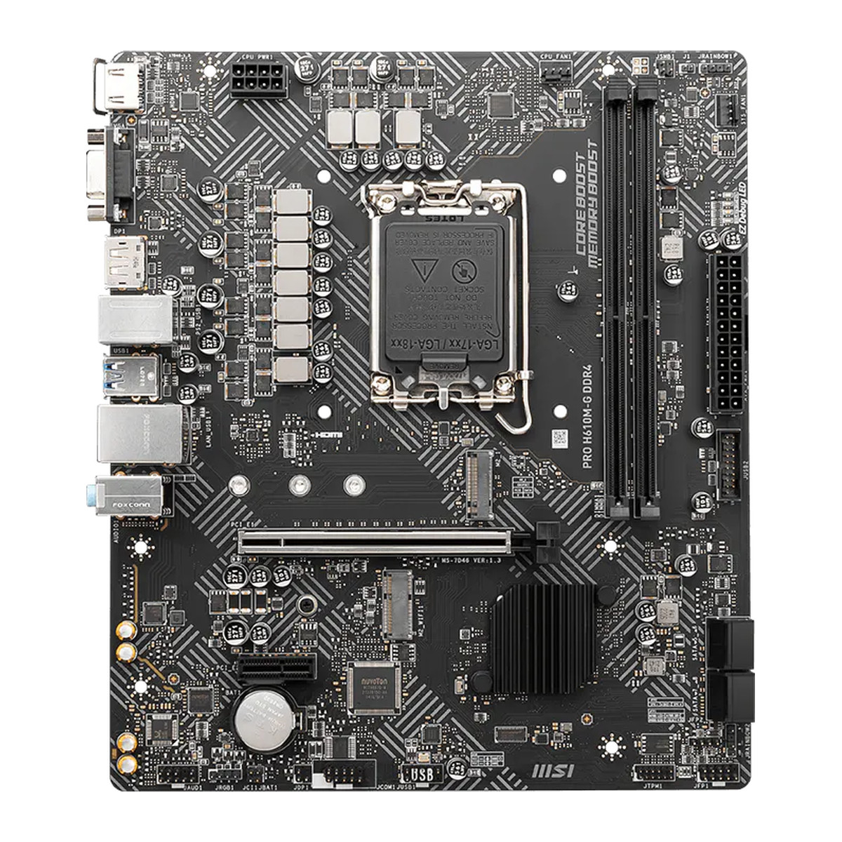 Placa base MSI PRO H610M-G